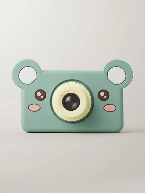 kiimento Bear Digital Camera Model C – Mikayo the Bear green kids camera for ages 3 to 6